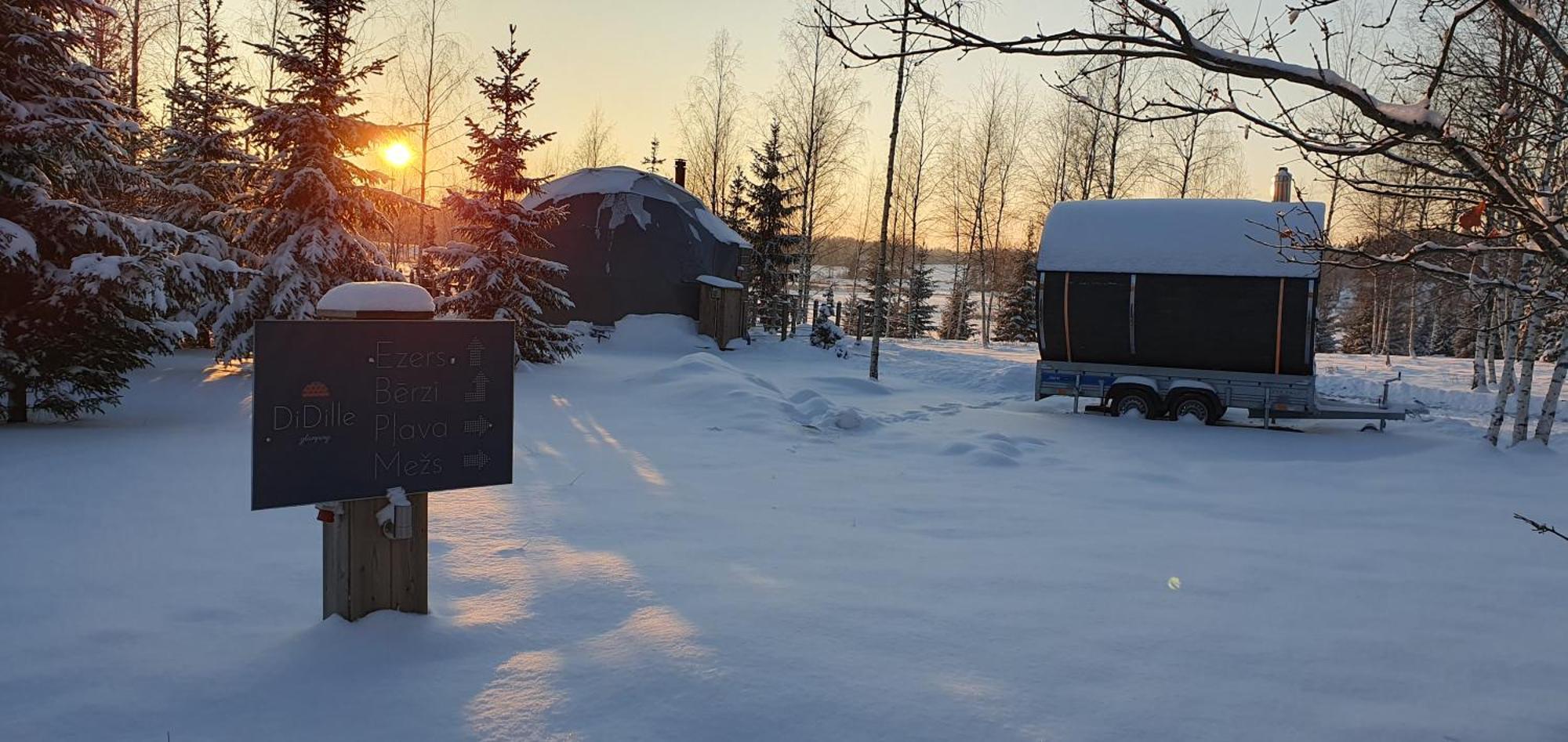 Luksusa telts Glamping Didille *